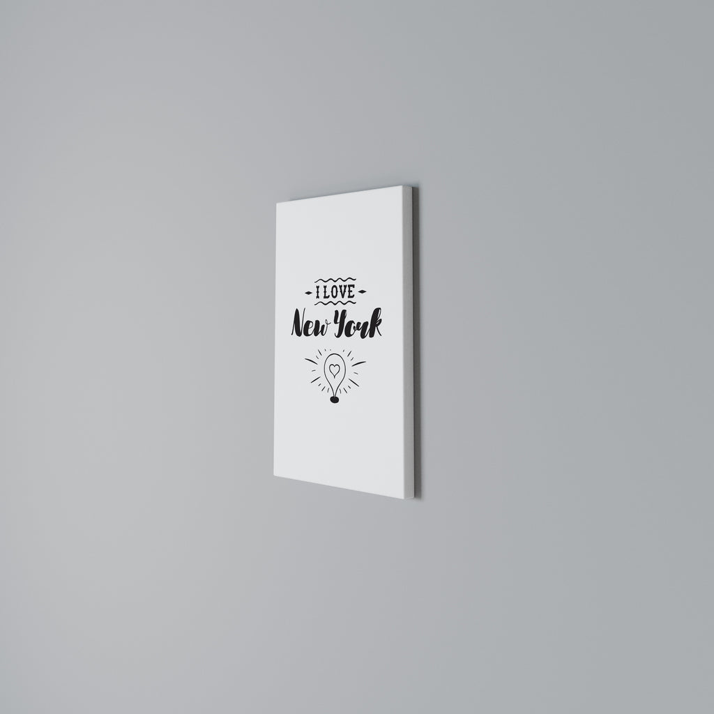 I LOVE NEW YORK Vertical Canvas Print