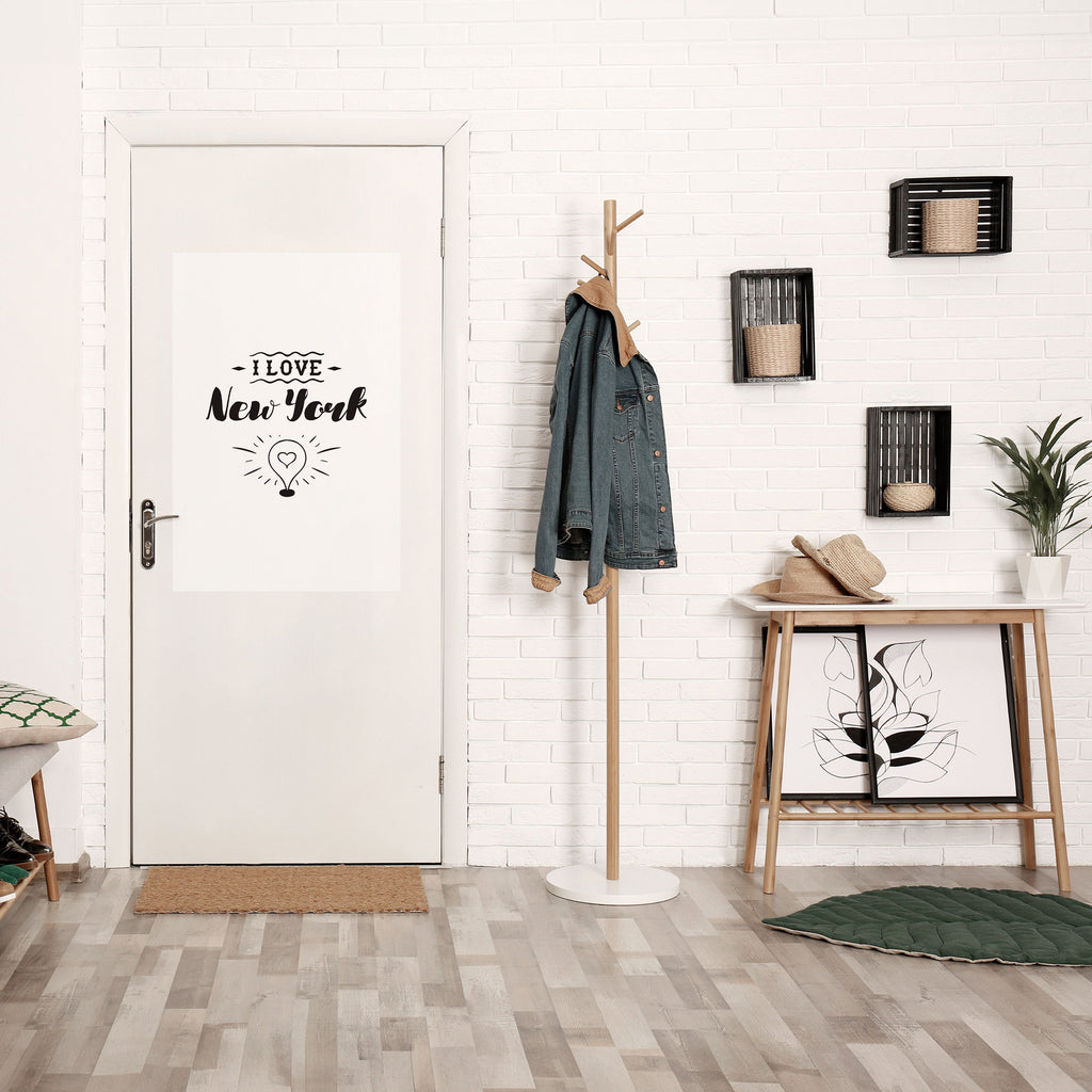Affiche verticale autocollante « J'AIME NEW YORK »