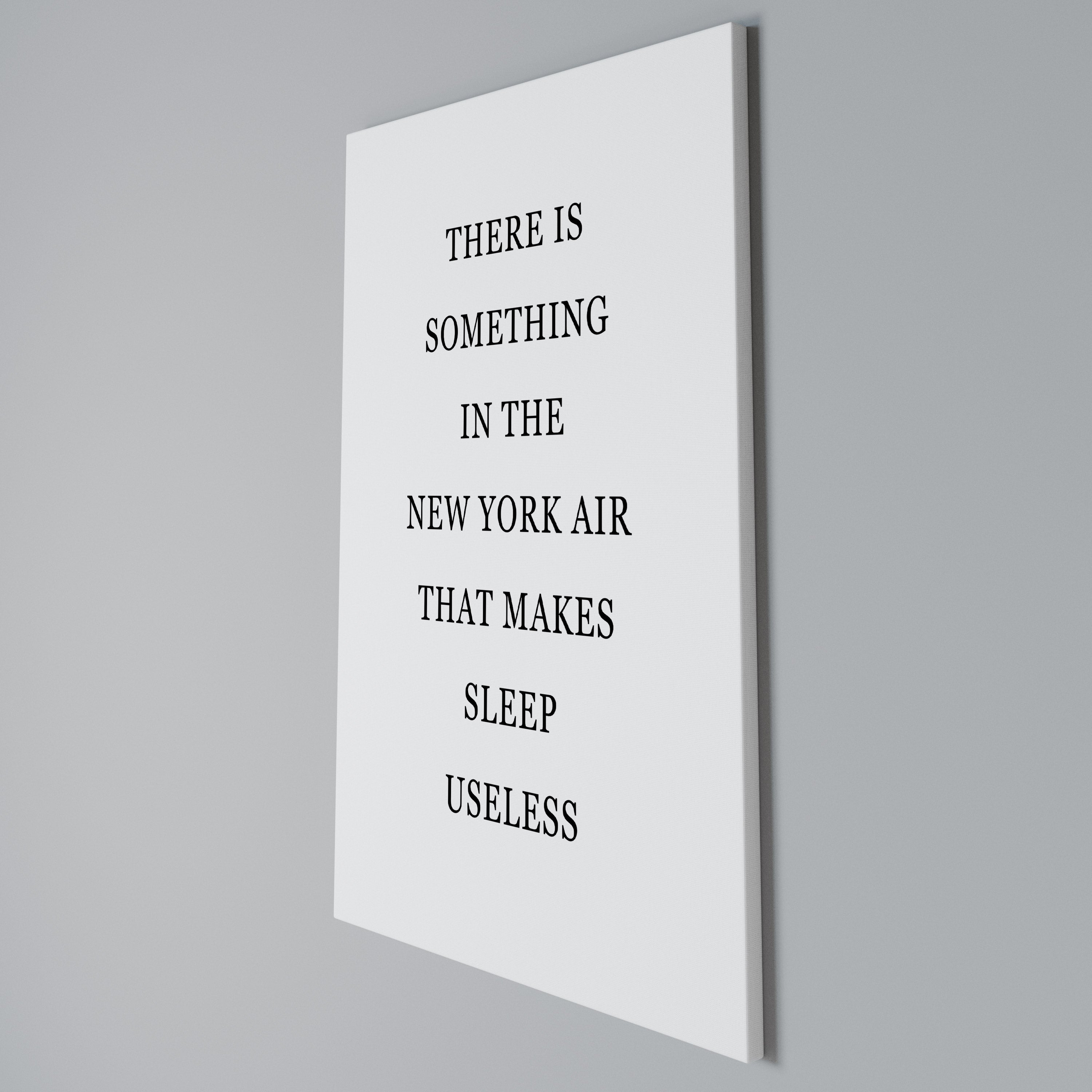 NEW YORK NIGHTS UNREST Vertical Canvas Print