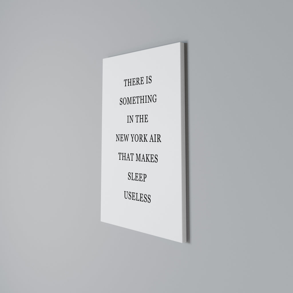 NEW YORK NIGHTS UNREST Vertical Canvas Print