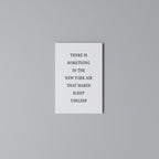 NEW YORK NIGHTS UNREST Vertical Canvas Print