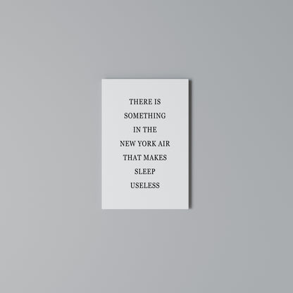 NEW YORK NIGHTS UNREST Vertical Canvas Print