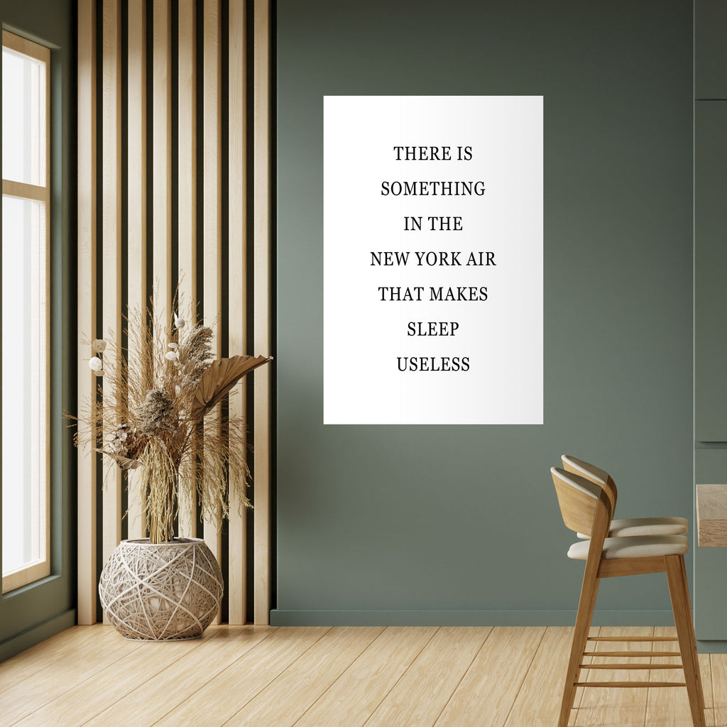 Affiche verticale autocollante « New York Nights Unrest »