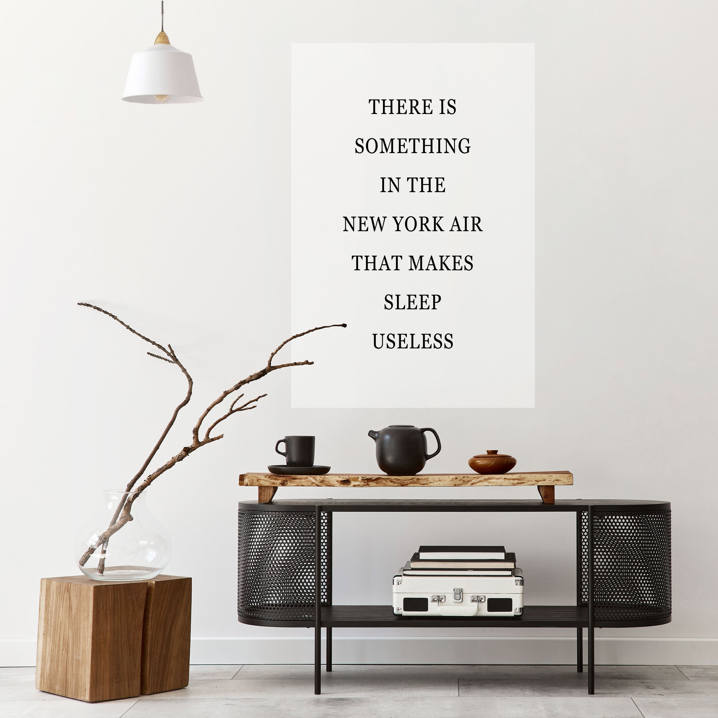 Affiche verticale autocollante « New York Nights Unrest »