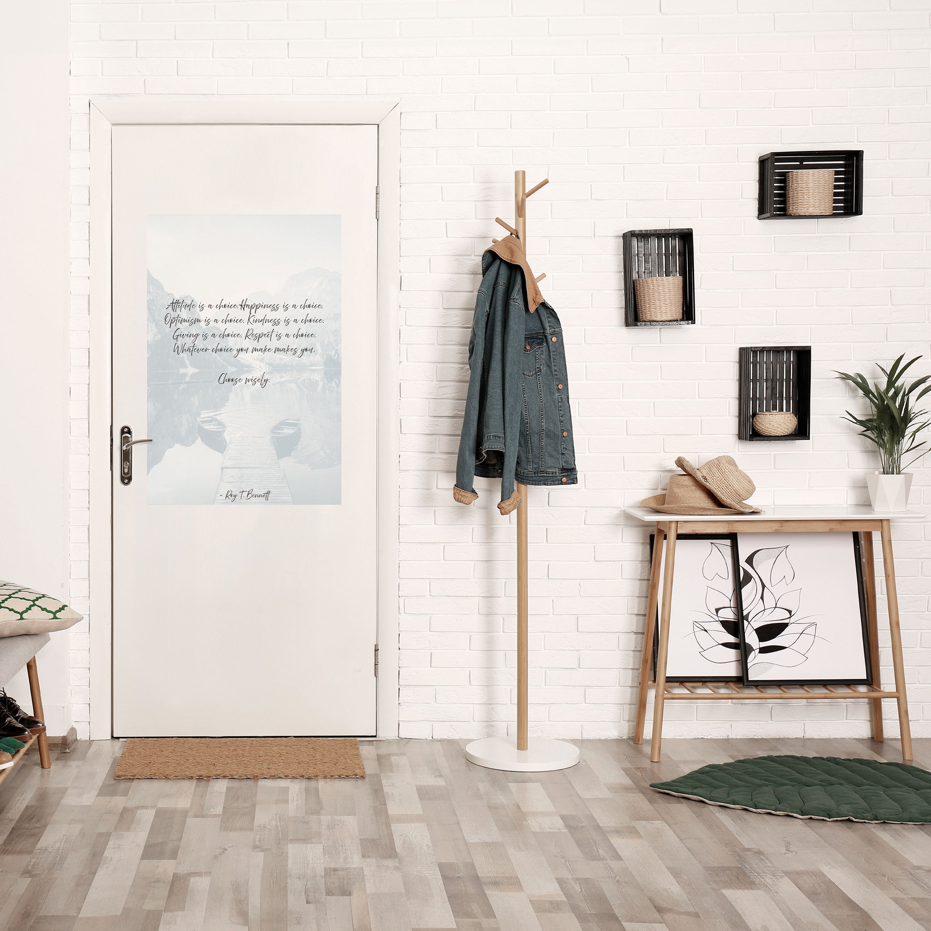 Affiche verticale autocollante CHOIX DE RÉFLEXION