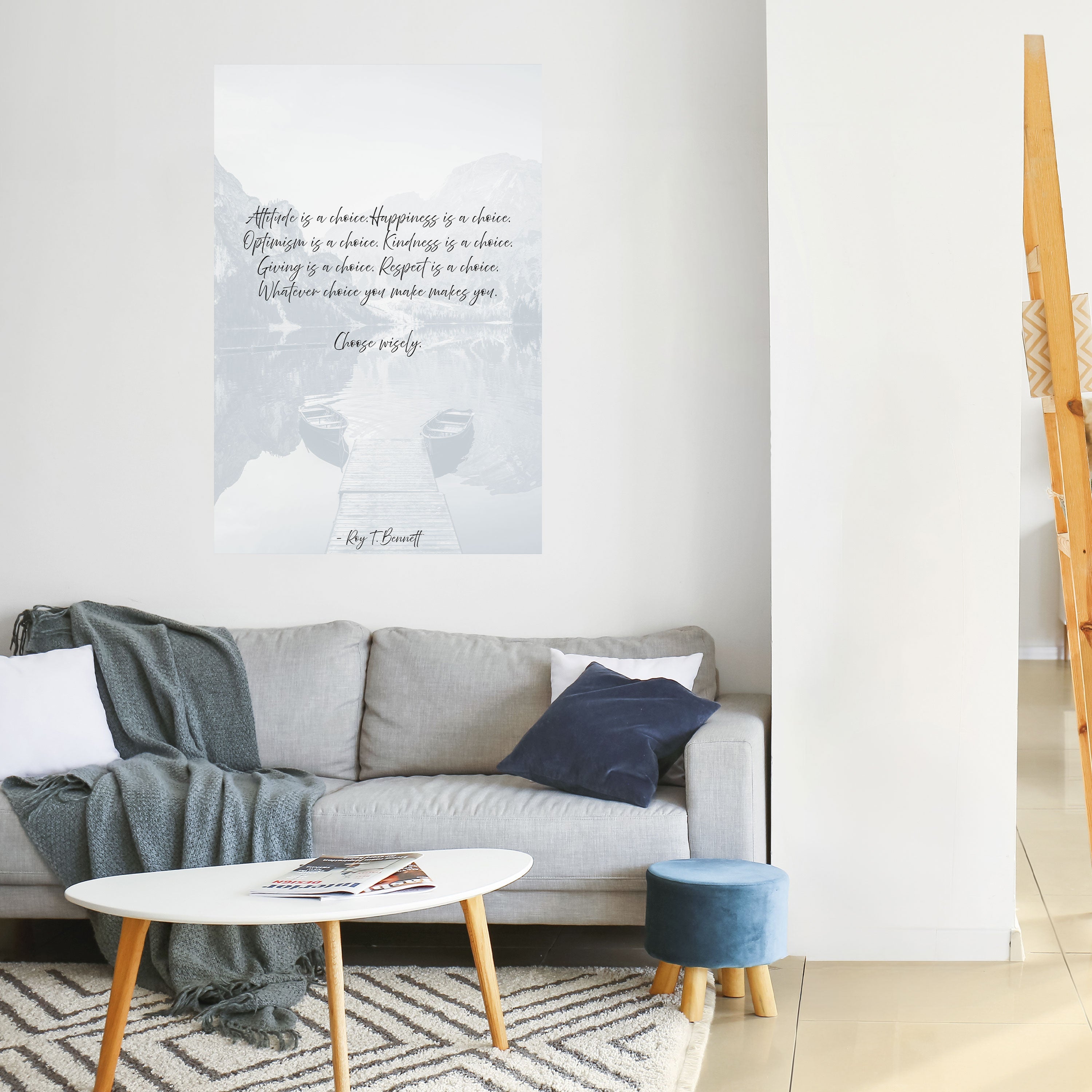 Affiche verticale autocollante CHOIX DE RÉFLEXION