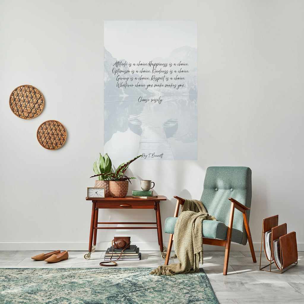 Affiche verticale autocollante CHOIX DE RÉFLEXION