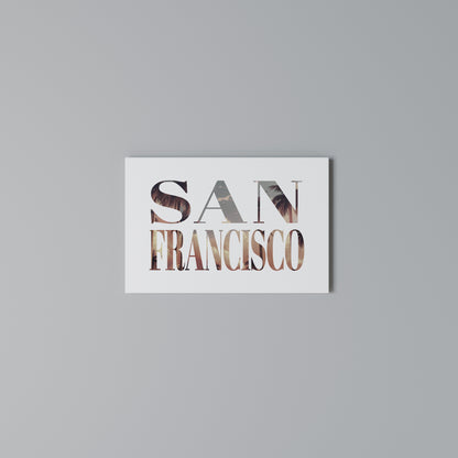 SAN FRANCISCO Horizontal Canvas Print