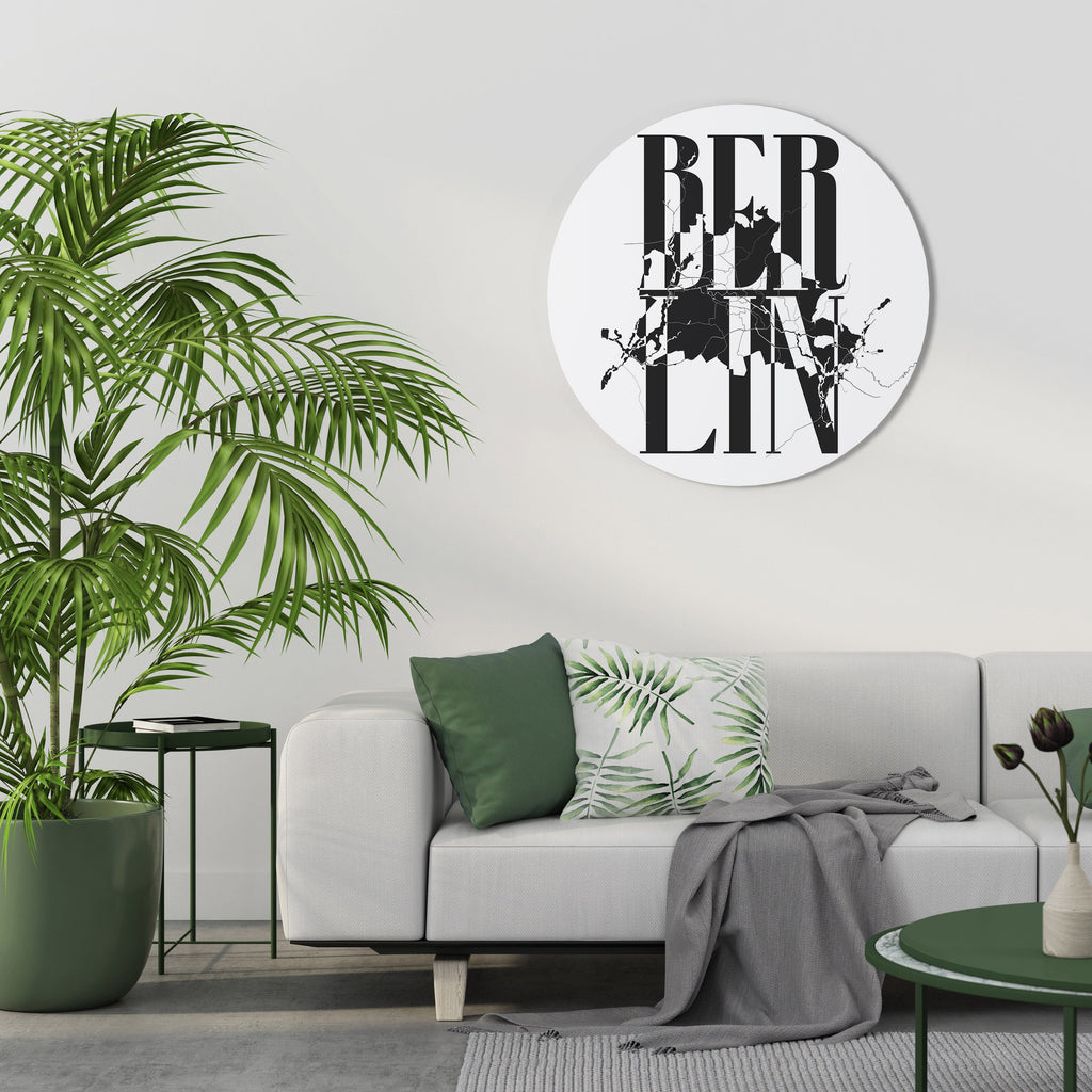 HORIZONS AUDACIEUX DE BERLIN Art mural rond