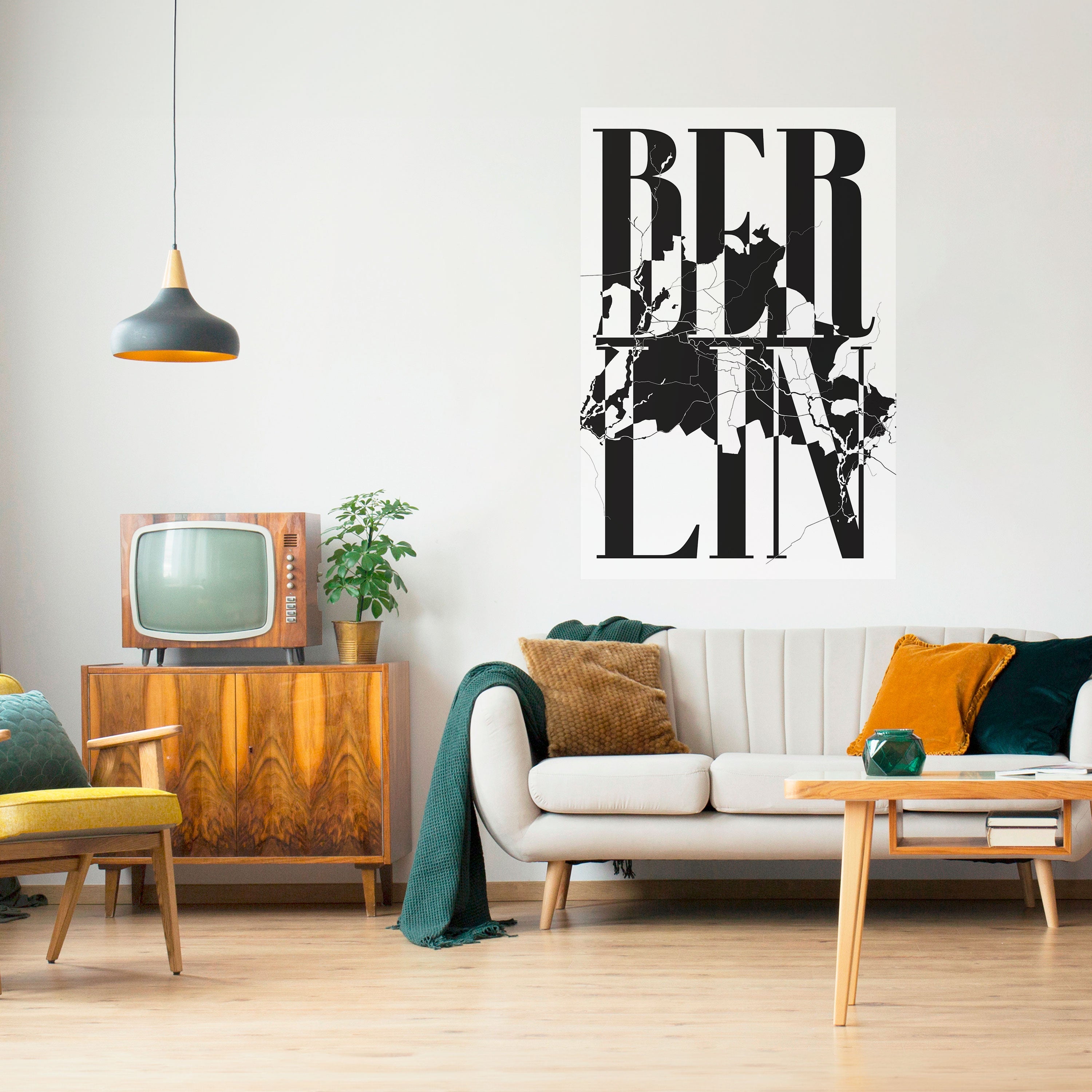 Affiche verticale autocollante BOLD HORIZONS OF BERLIN