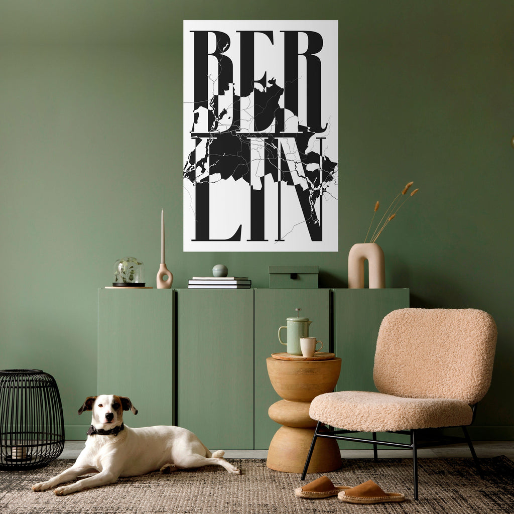 Affiche verticale autocollante BOLD HORIZONS OF BERLIN