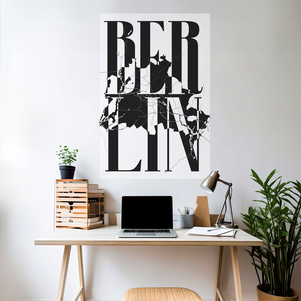 Affiche verticale autocollante BOLD HORIZONS OF BERLIN