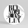 BOLD HORIZONS OF BERLIN Peel and Stick Round Sticker