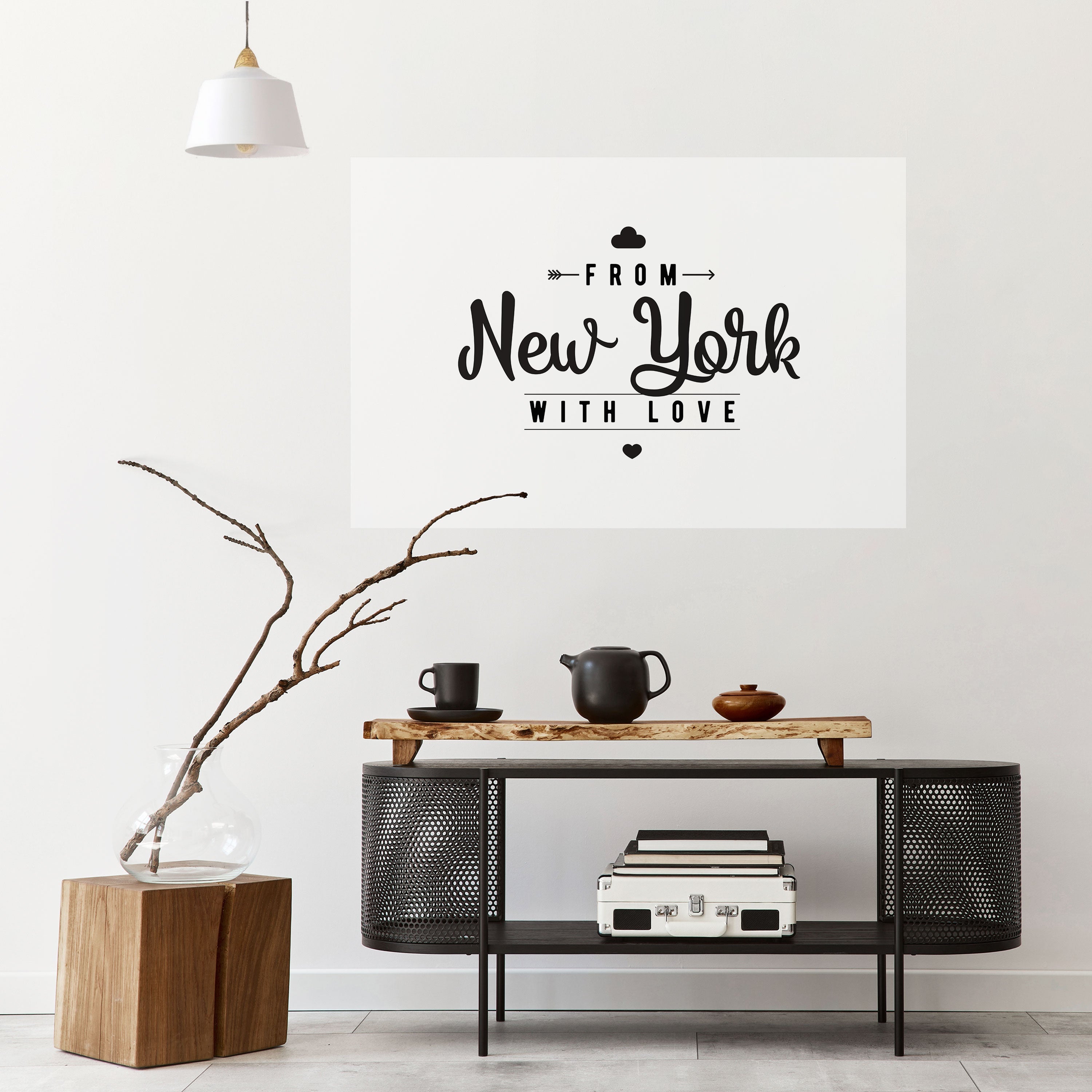 Affiche horizontale autocollante « New York Heartbeat »