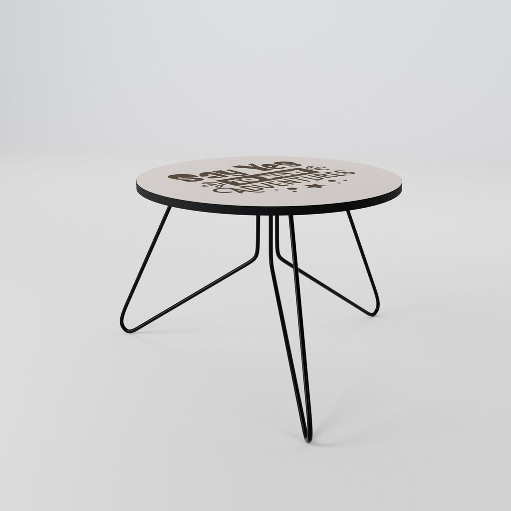 L'AVENTURE VOUS ATTEND Table basse 60