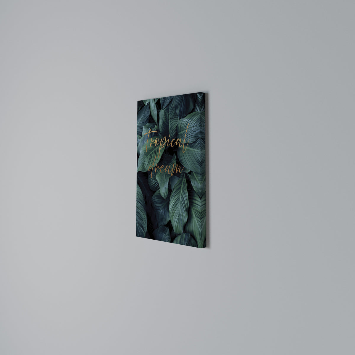 TROPICAL BLISS Vertical Canvas Print