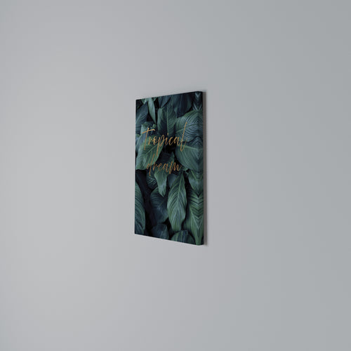 TROPICAL BLISS Vertical Canvas Print