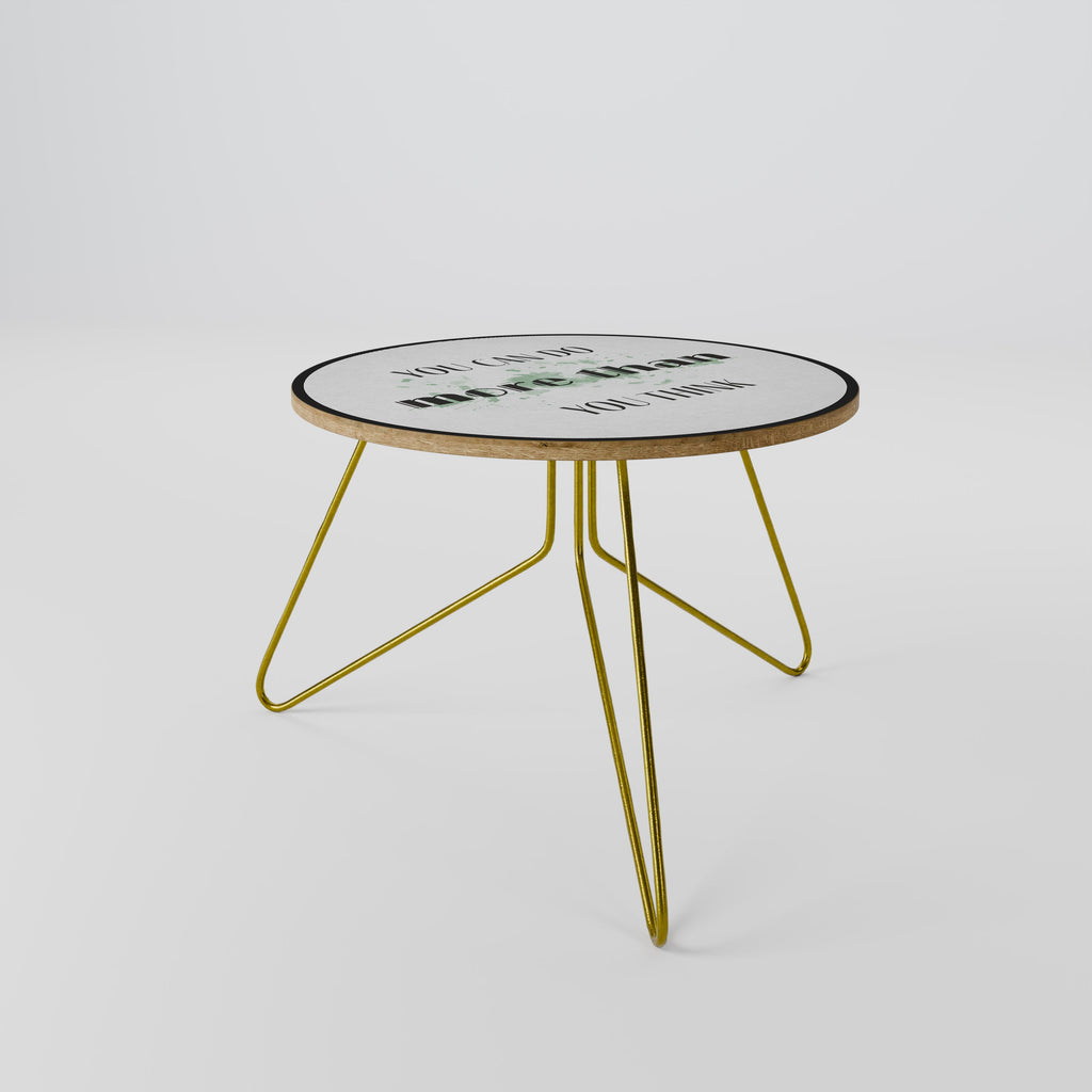 Table basse CROIRE ET RÉUSSIR 60