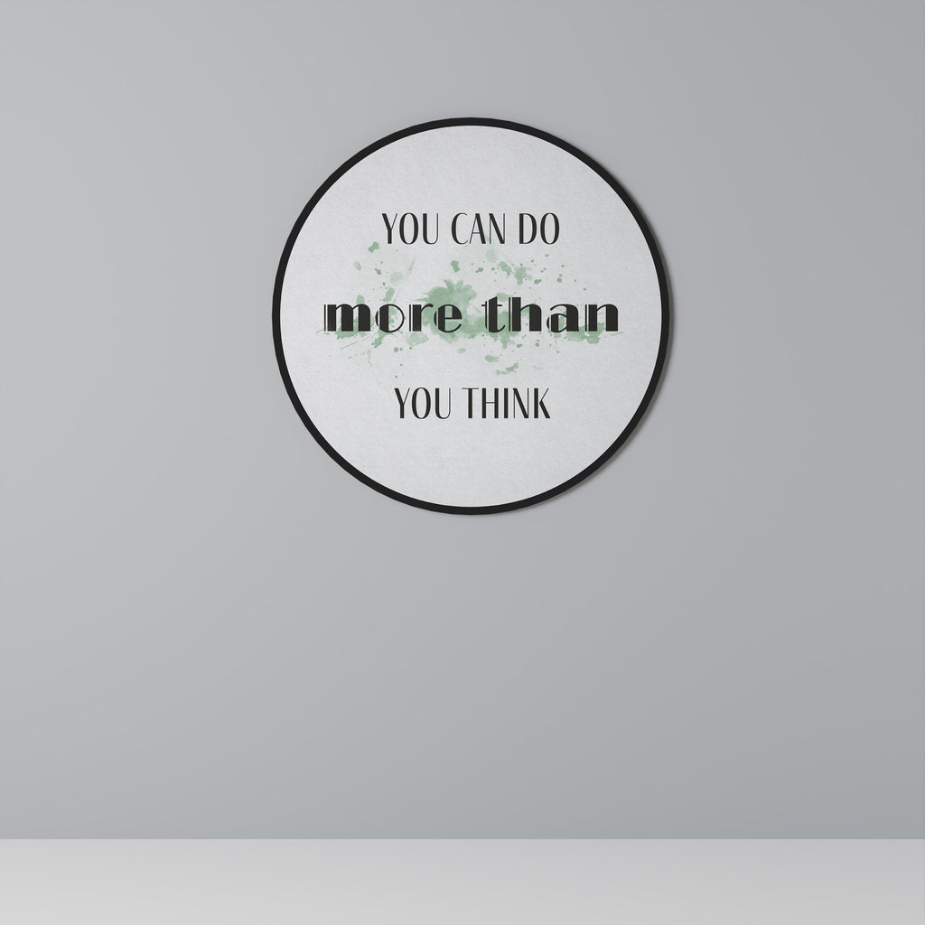 Art mural rond CROYEZ ET RÉUSSISSEZ