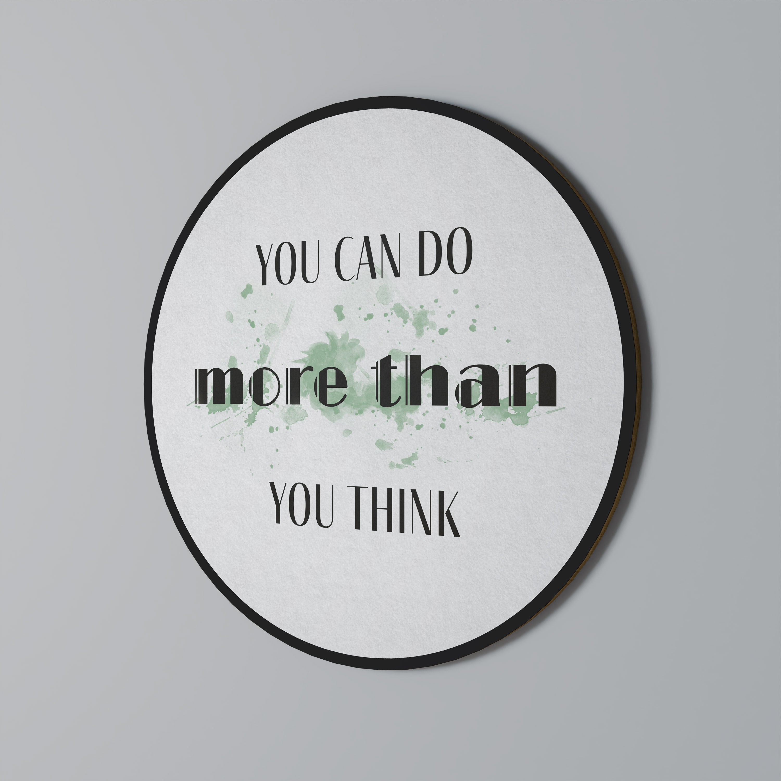 Art mural rond CROYEZ ET RÉUSSISSEZ