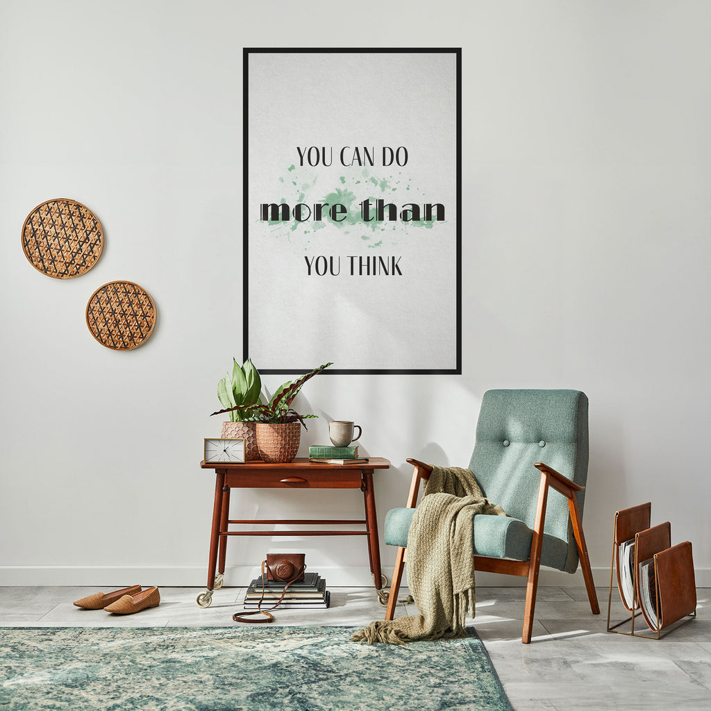 Affiche verticale autocollante « CROIRE ET RÉUSSIR »