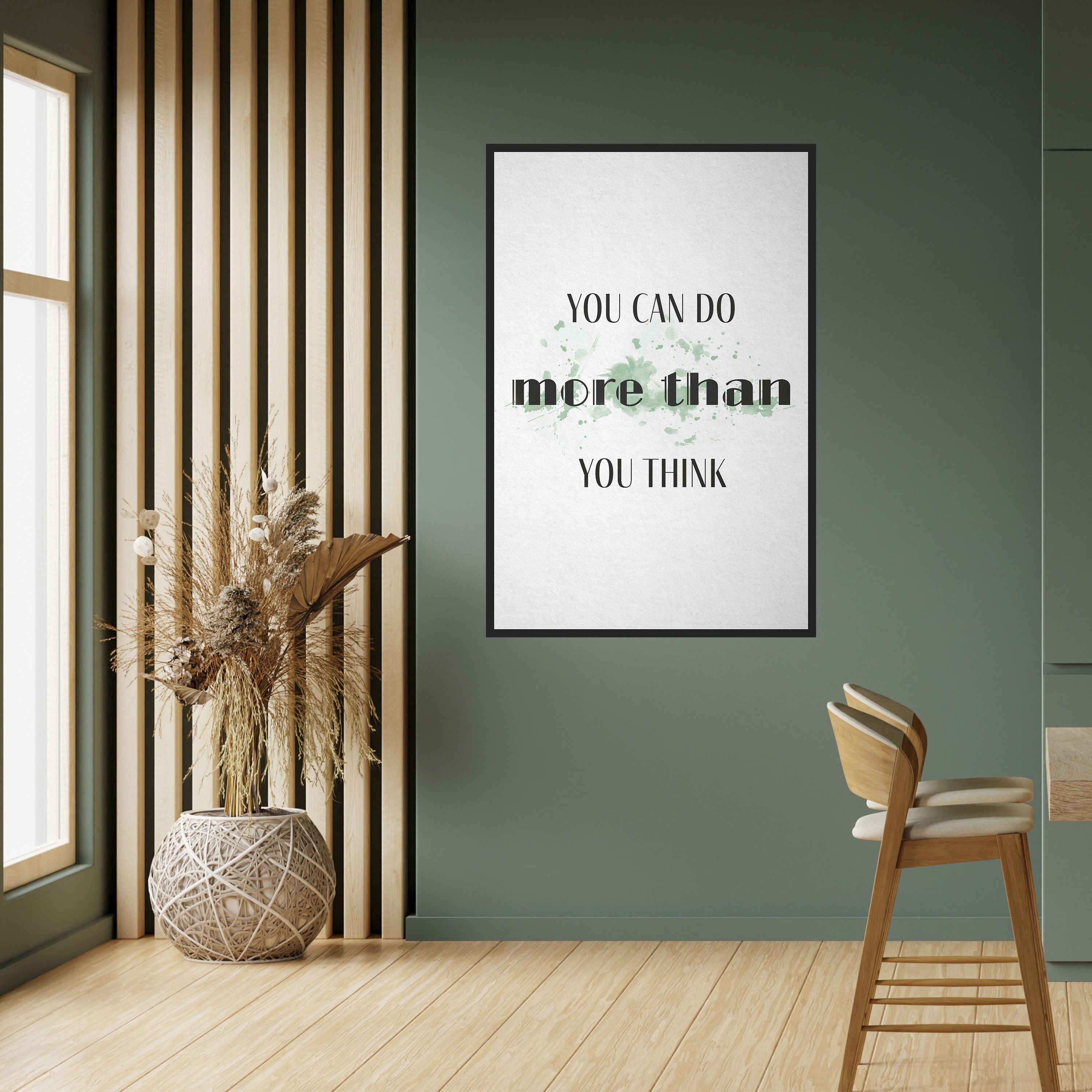 Affiche verticale autocollante « CROIRE ET RÉUSSIR »