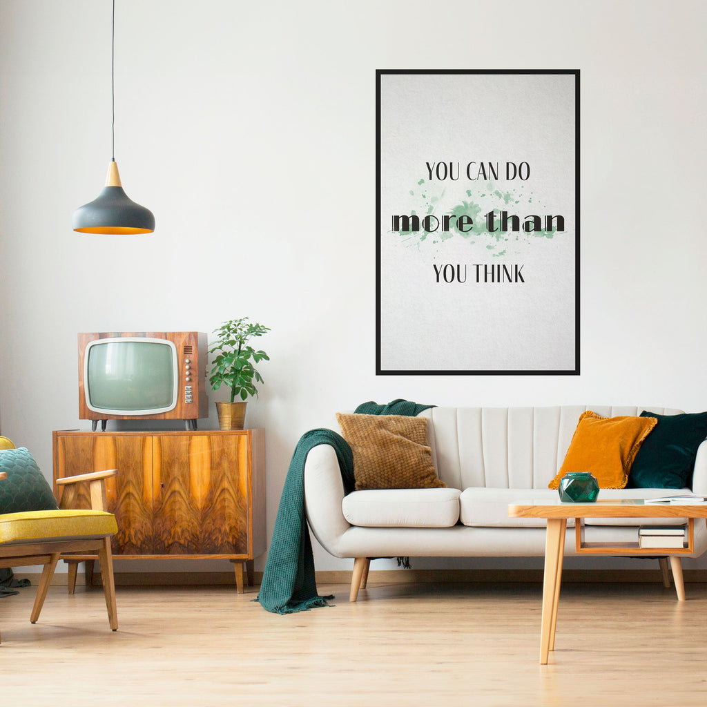 Affiche verticale autocollante « CROIRE ET RÉUSSIR »