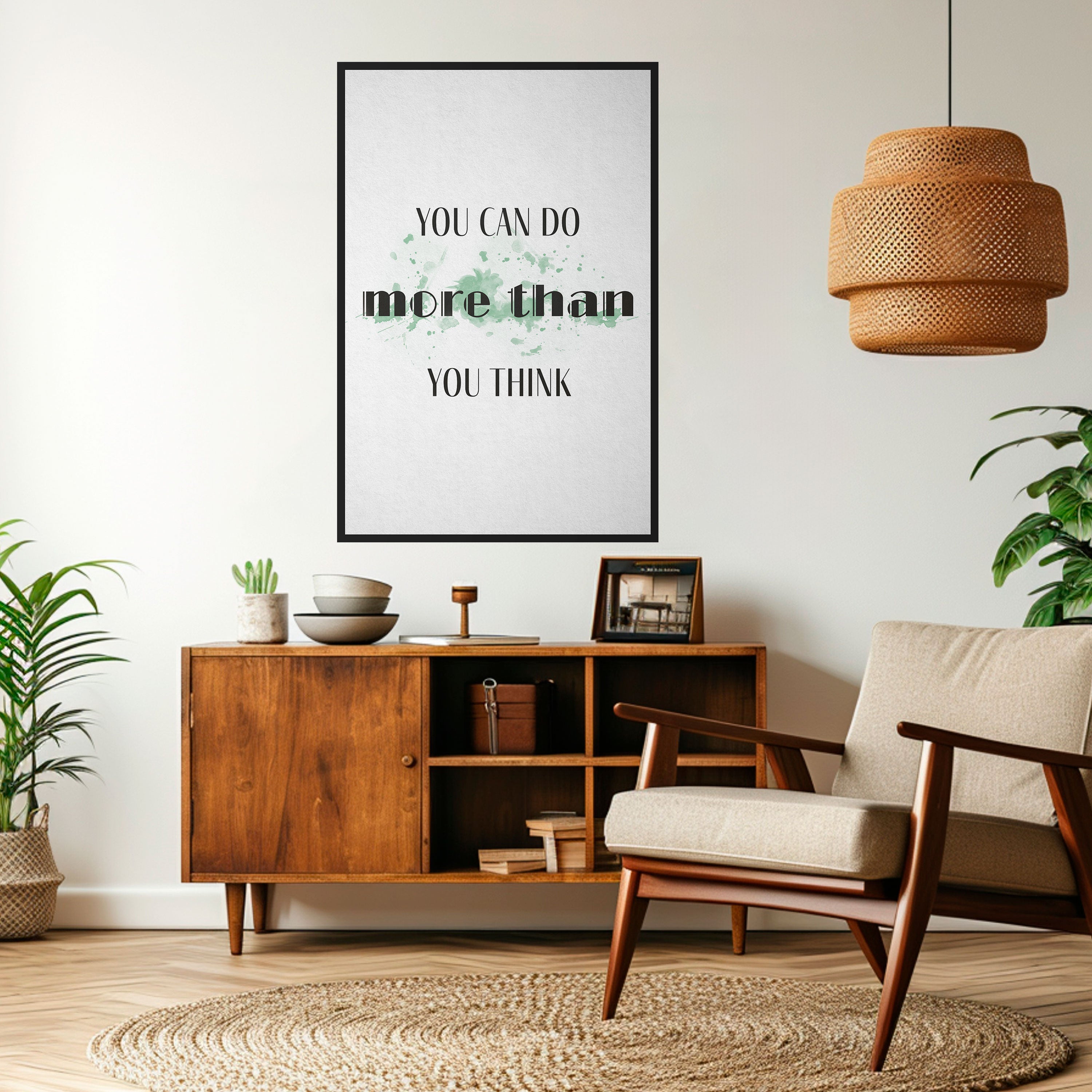 Affiche verticale autocollante « CROIRE ET RÉUSSIR »