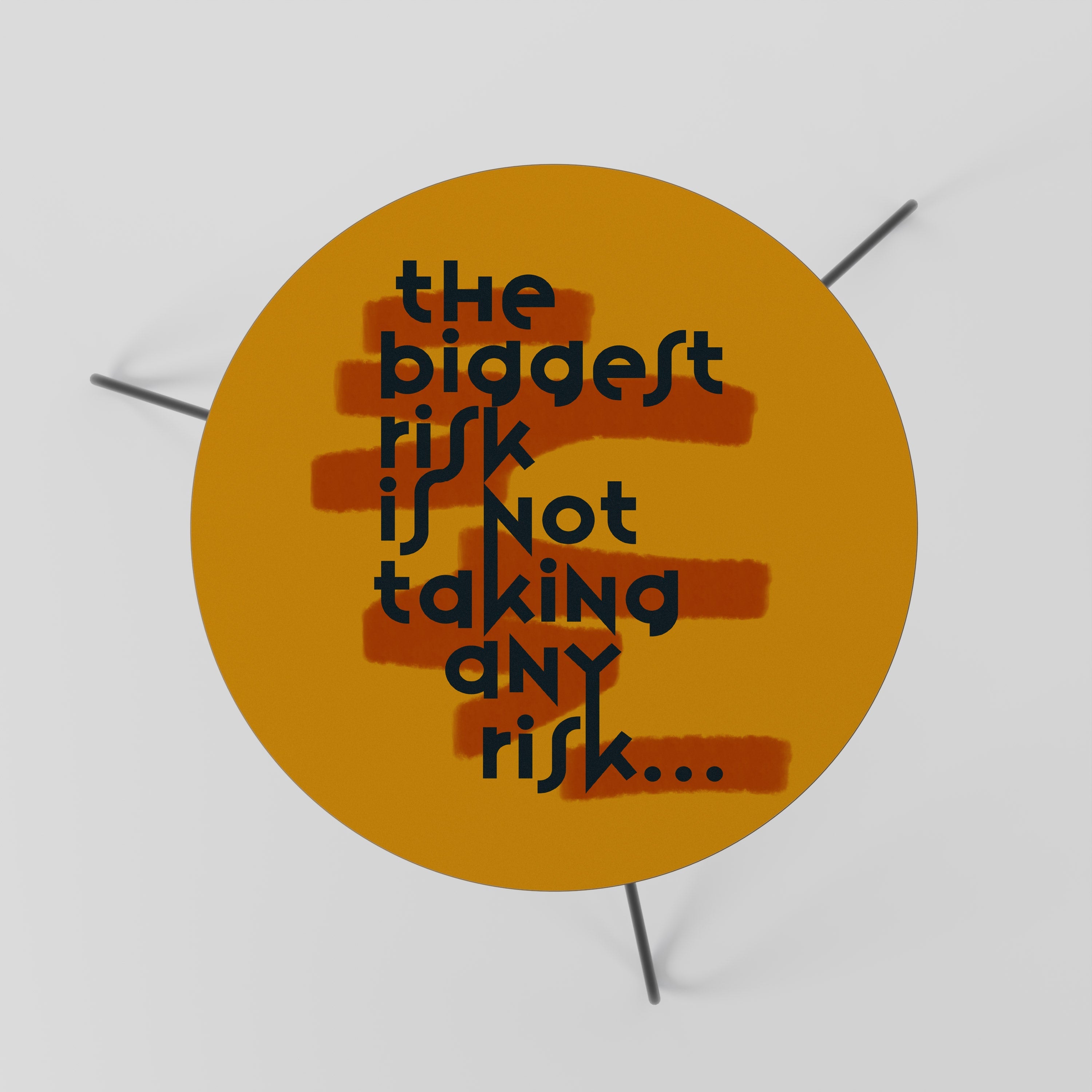 Table basse THE BIGGEST RISK 60