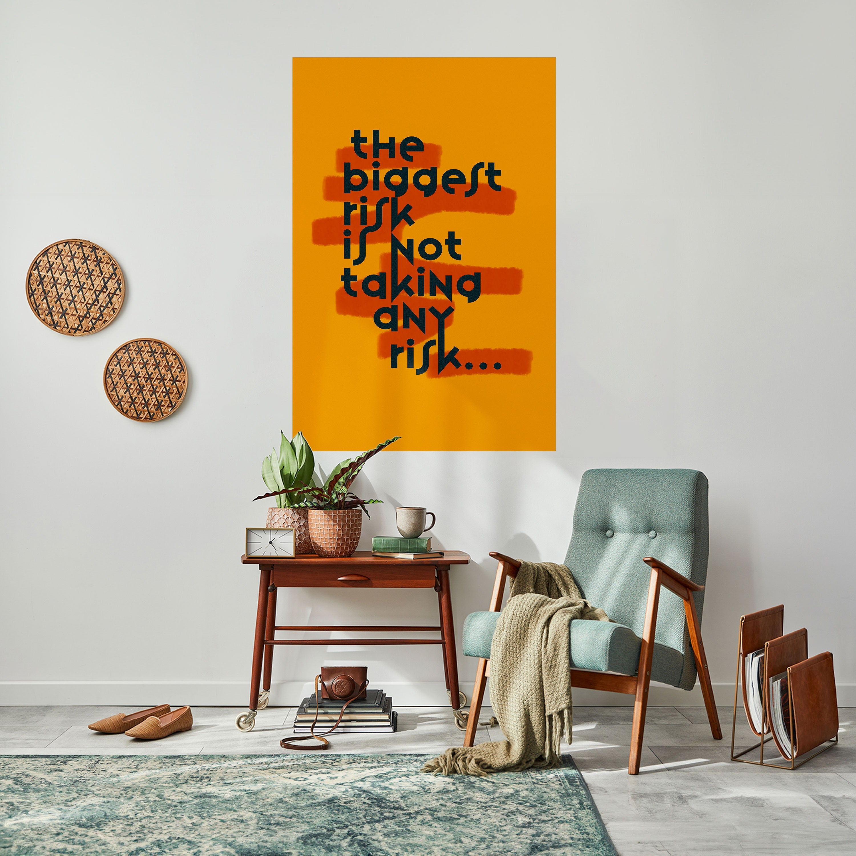 LE PLUS GRAND RISQUE Affiche verticale autocollante