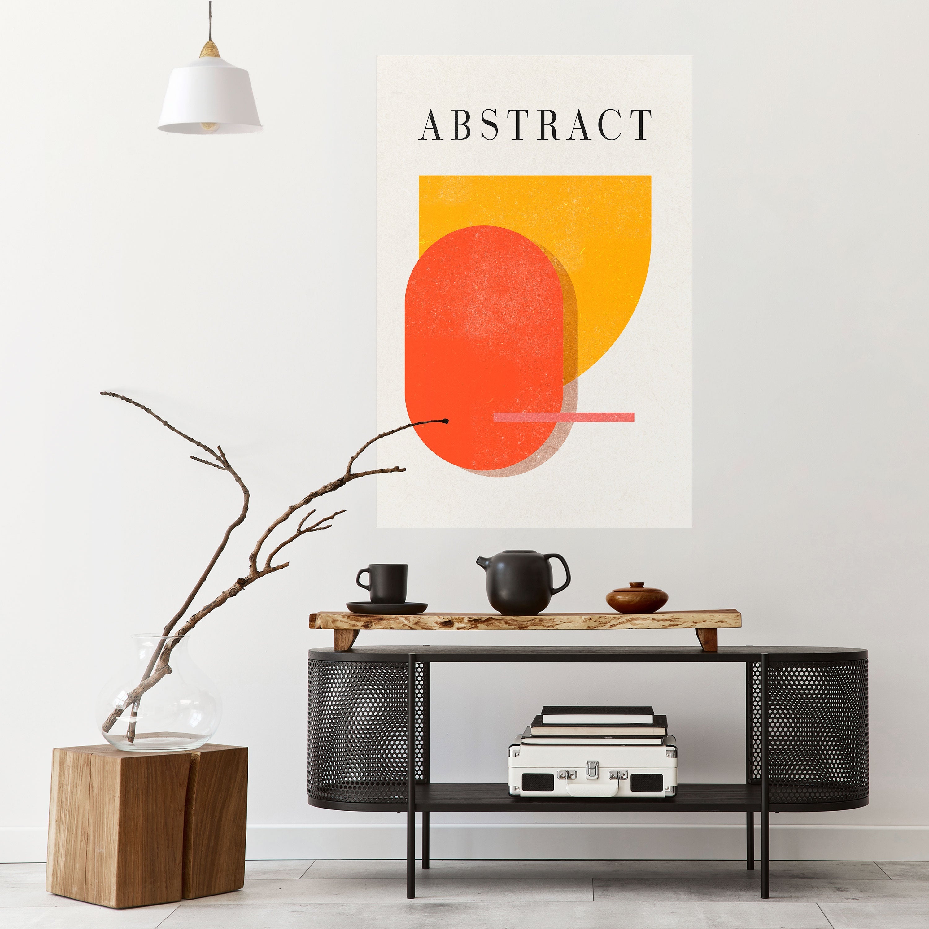 Affiche verticale autocollante PLAYFUL COMPOSITION