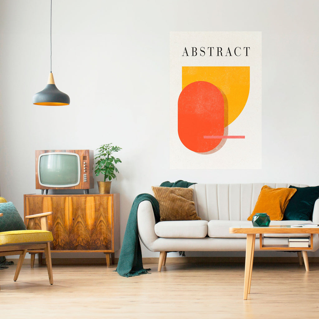 Affiche verticale autocollante PLAYFUL COMPOSITION