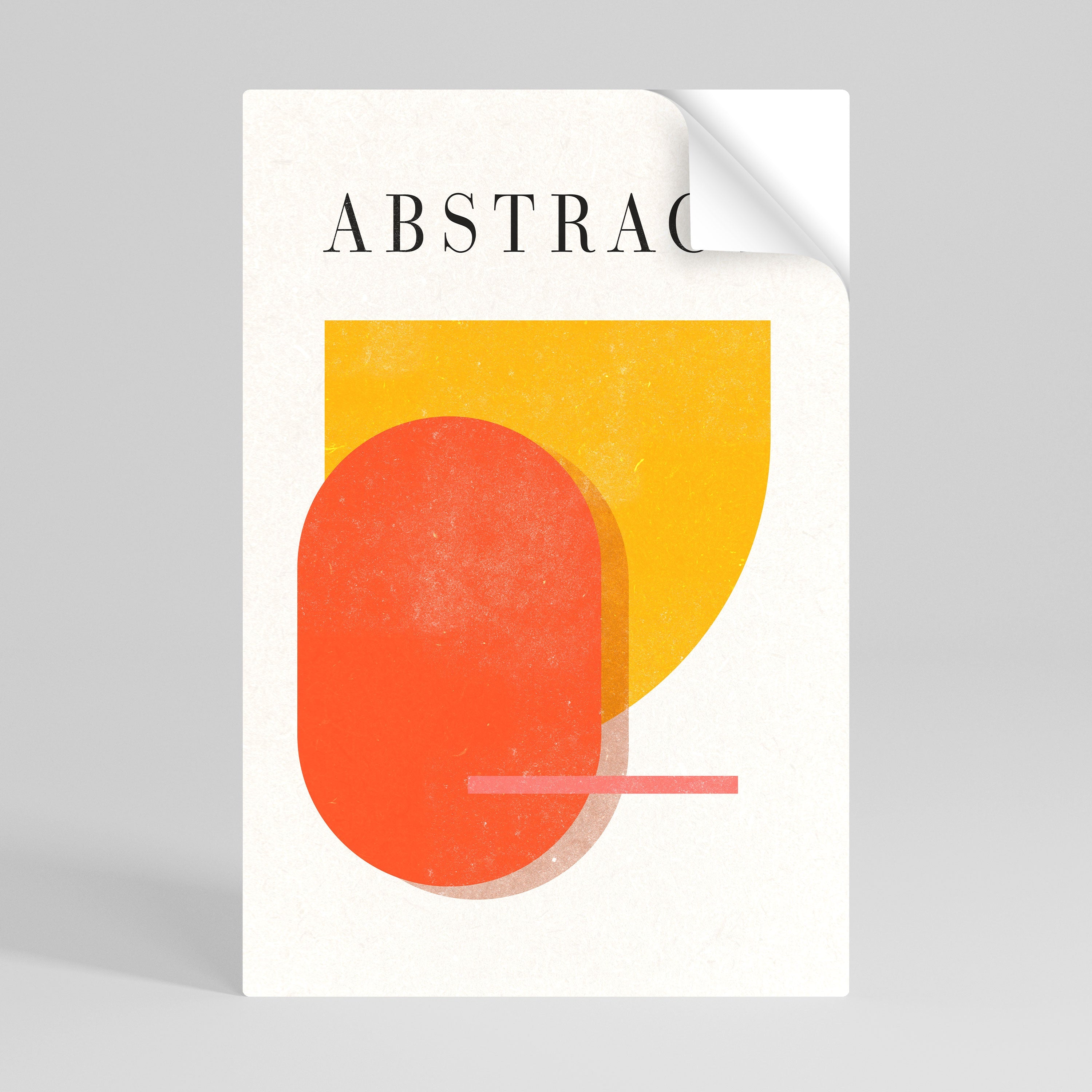 Affiche verticale autocollante PLAYFUL COMPOSITION