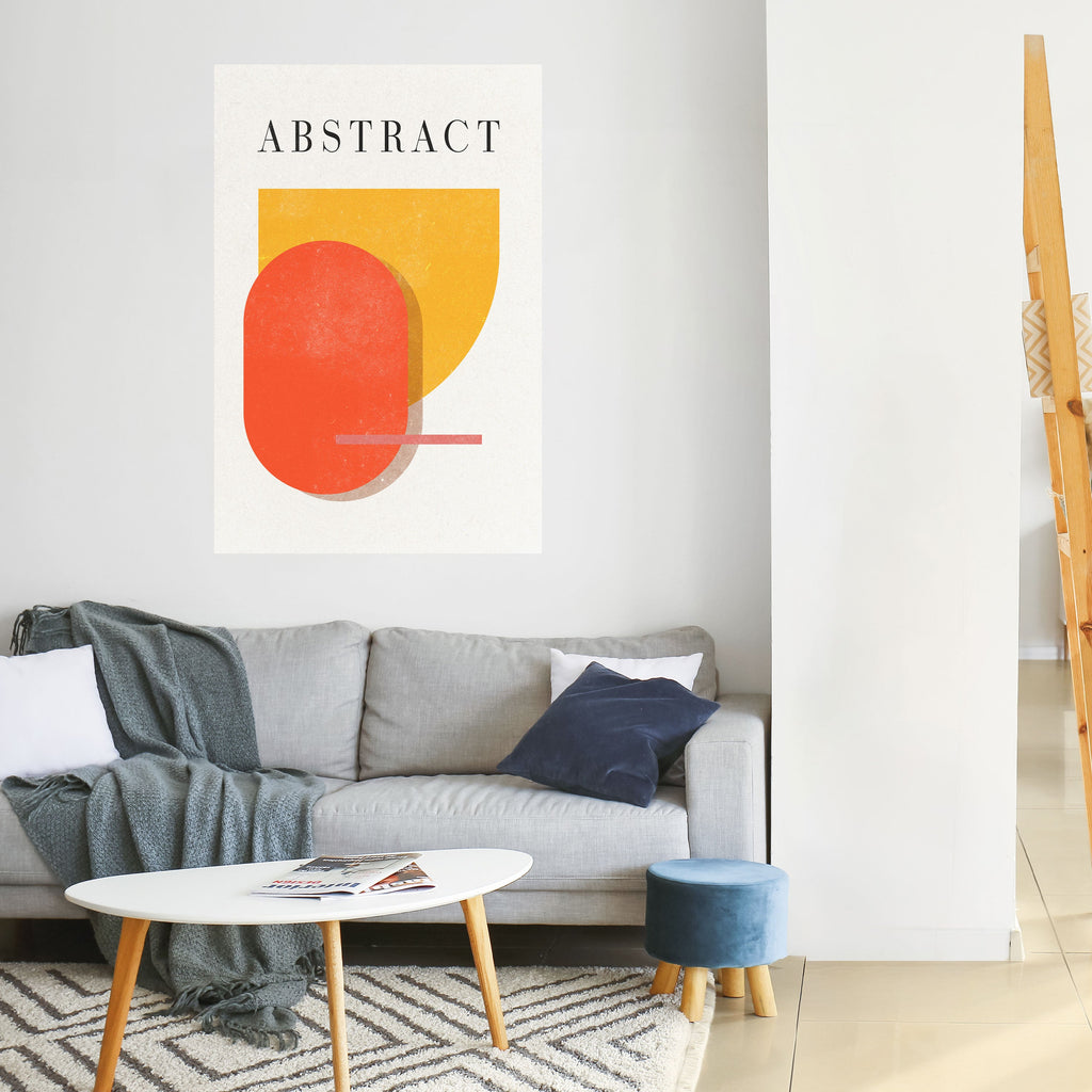 Affiche verticale autocollante PLAYFUL COMPOSITION