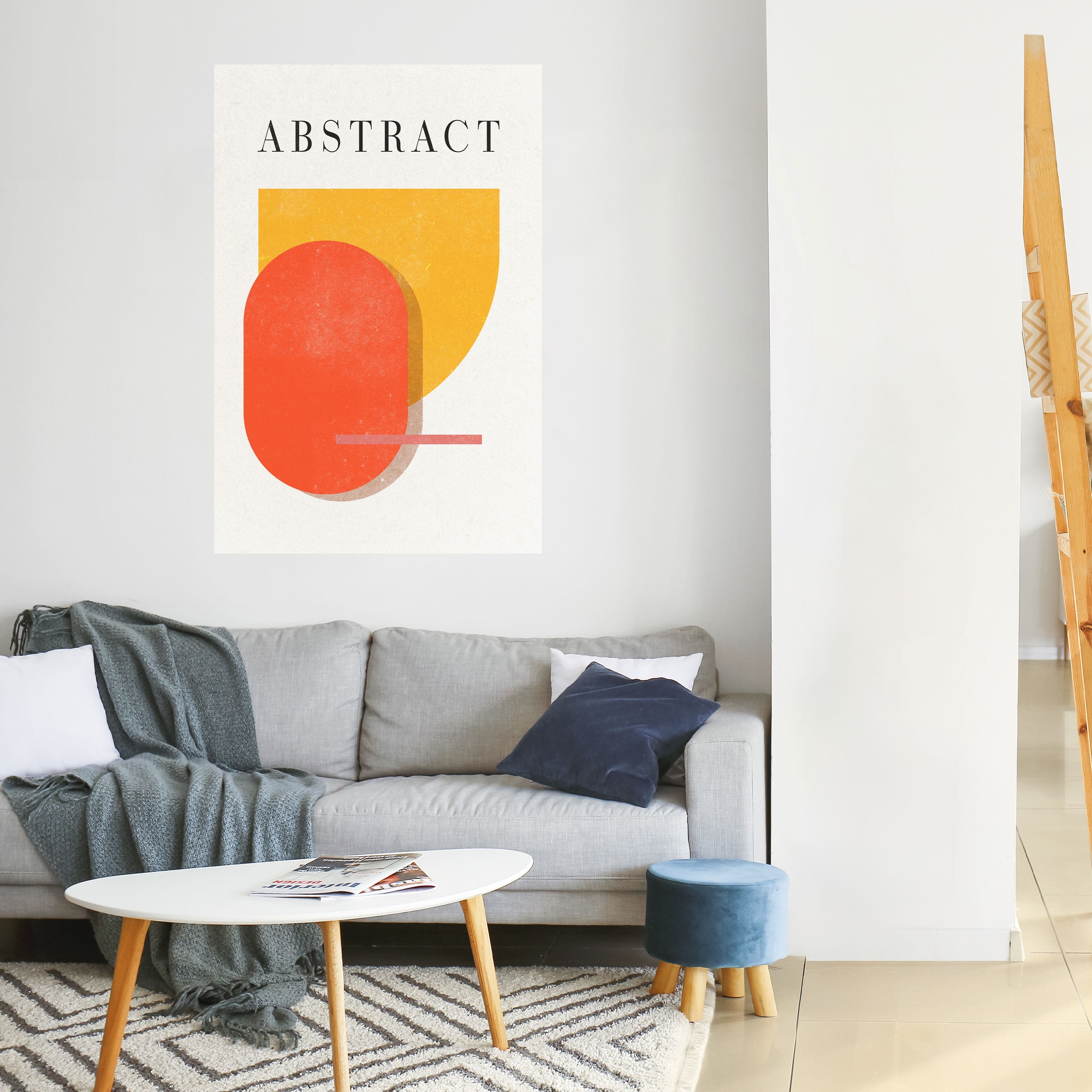 Affiche verticale autocollante PLAYFUL COMPOSITION