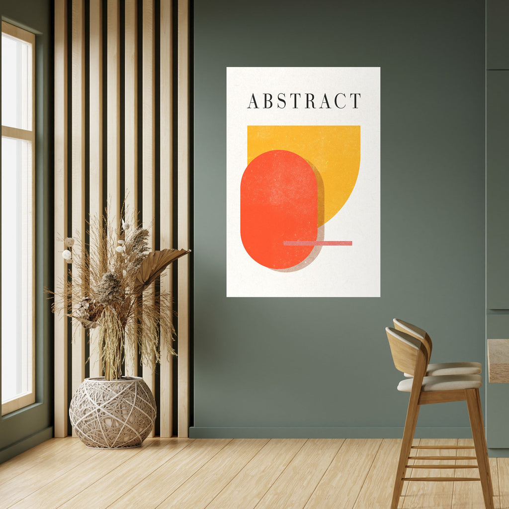 Affiche verticale autocollante PLAYFUL COMPOSITION