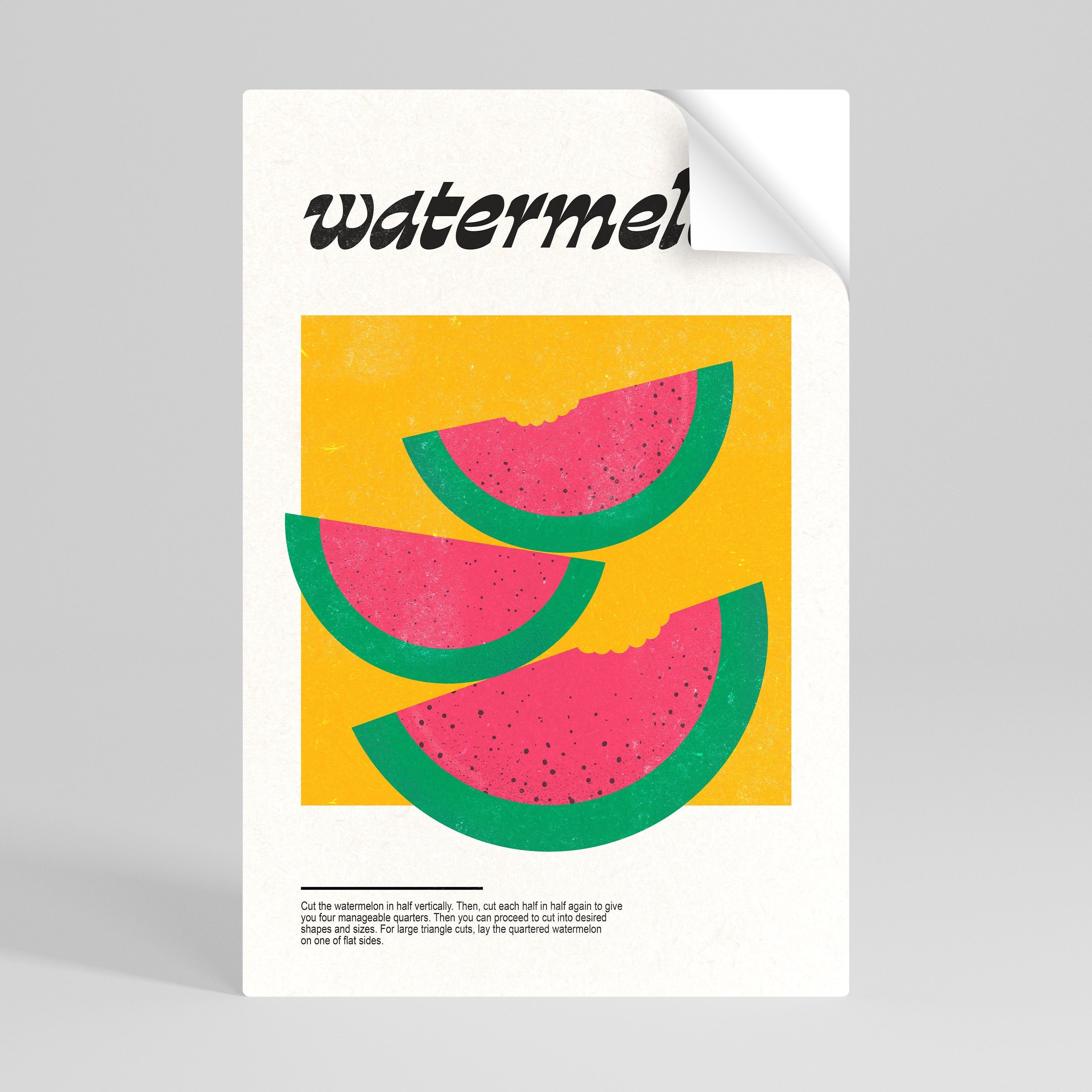 Affiche verticale autocollante « Watermelon Fantasy »