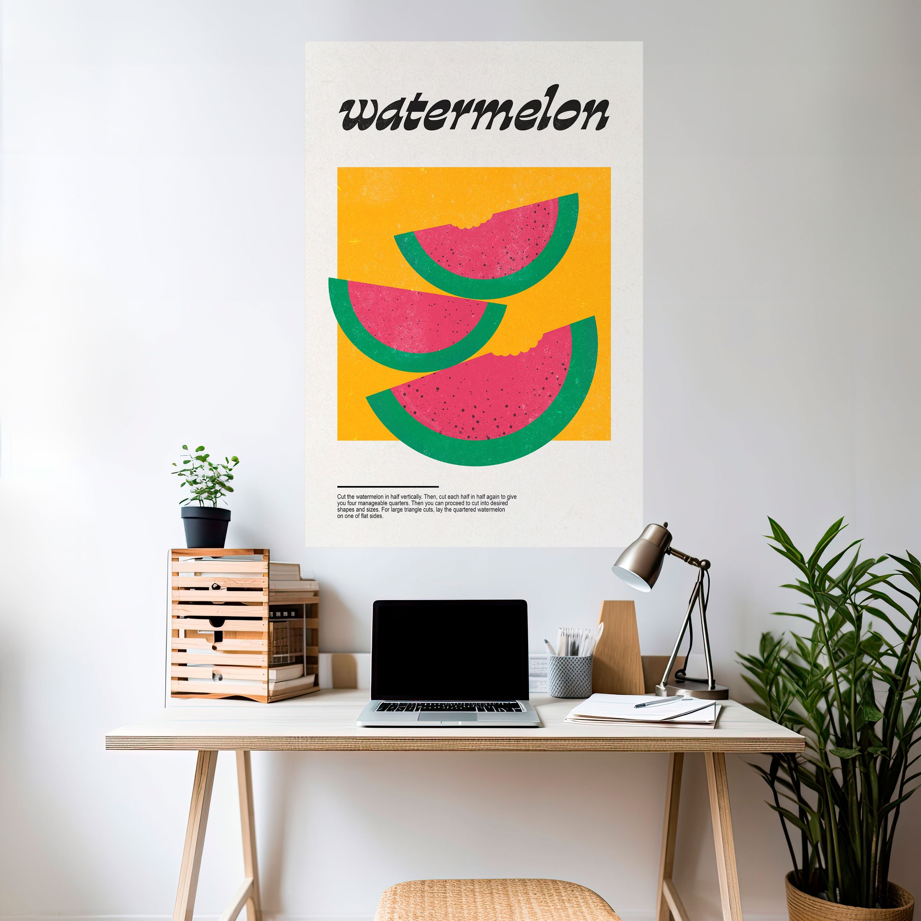 Affiche verticale autocollante « Watermelon Fantasy »