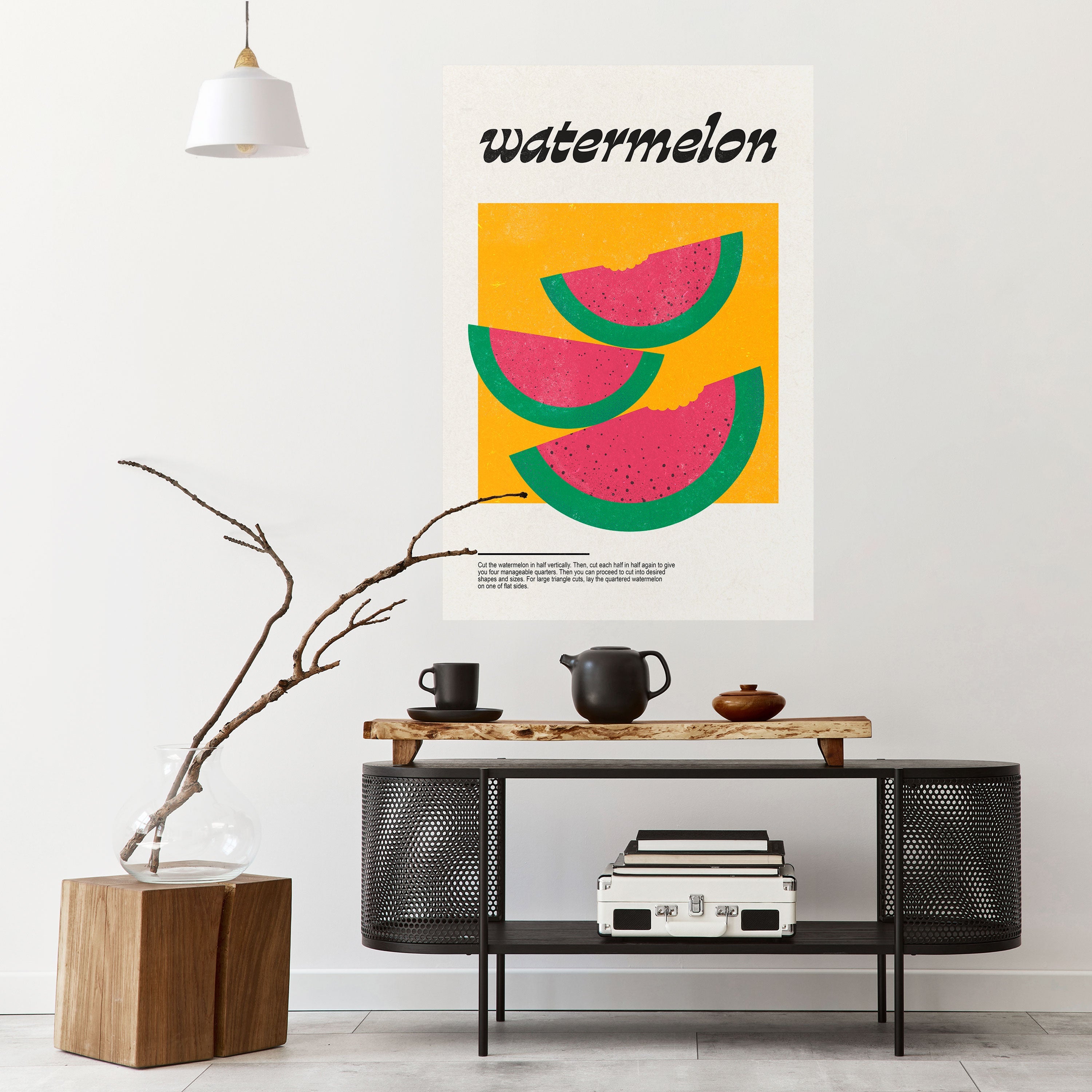 Affiche verticale autocollante « Watermelon Fantasy »