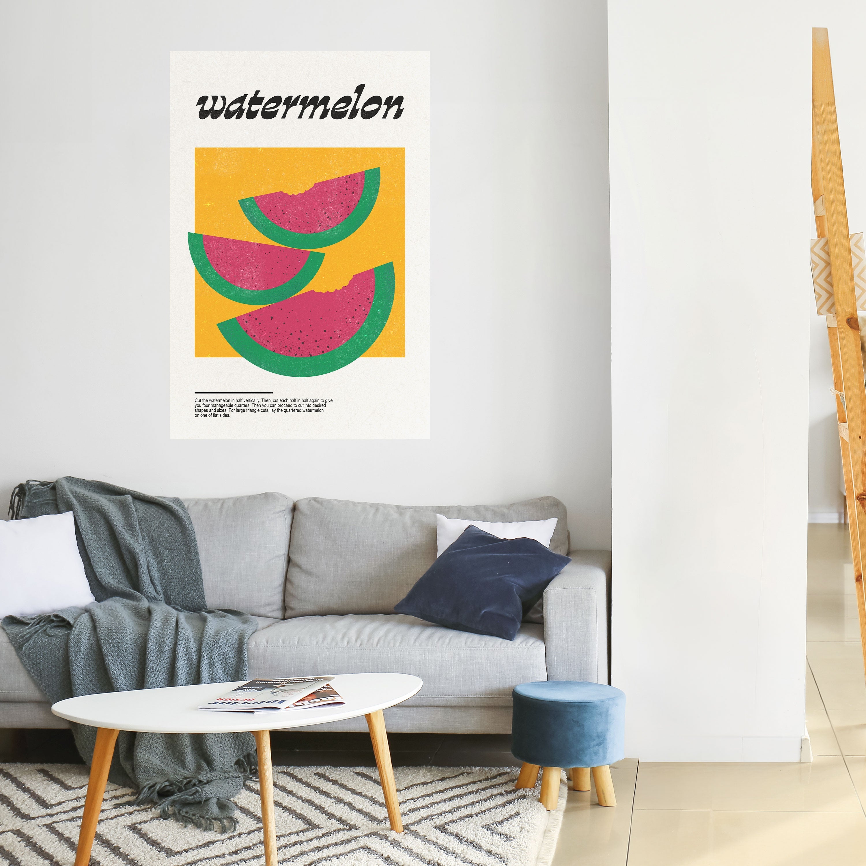 Affiche verticale autocollante « Watermelon Fantasy »
