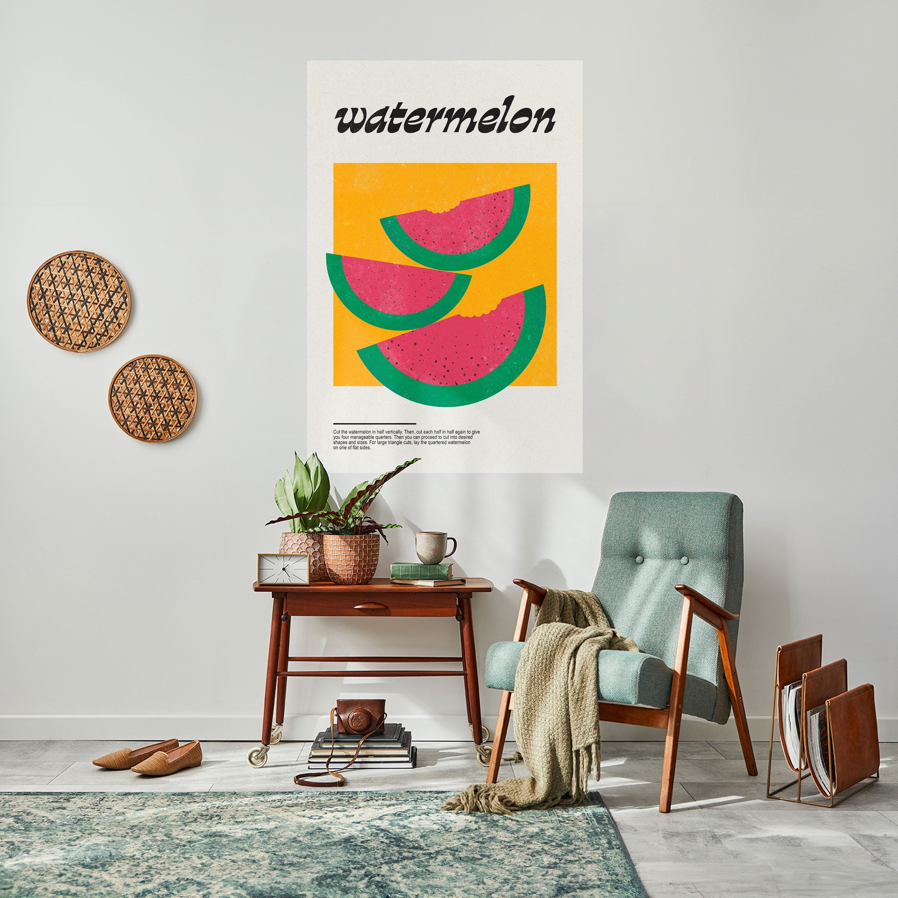 Affiche verticale autocollante « Watermelon Fantasy »
