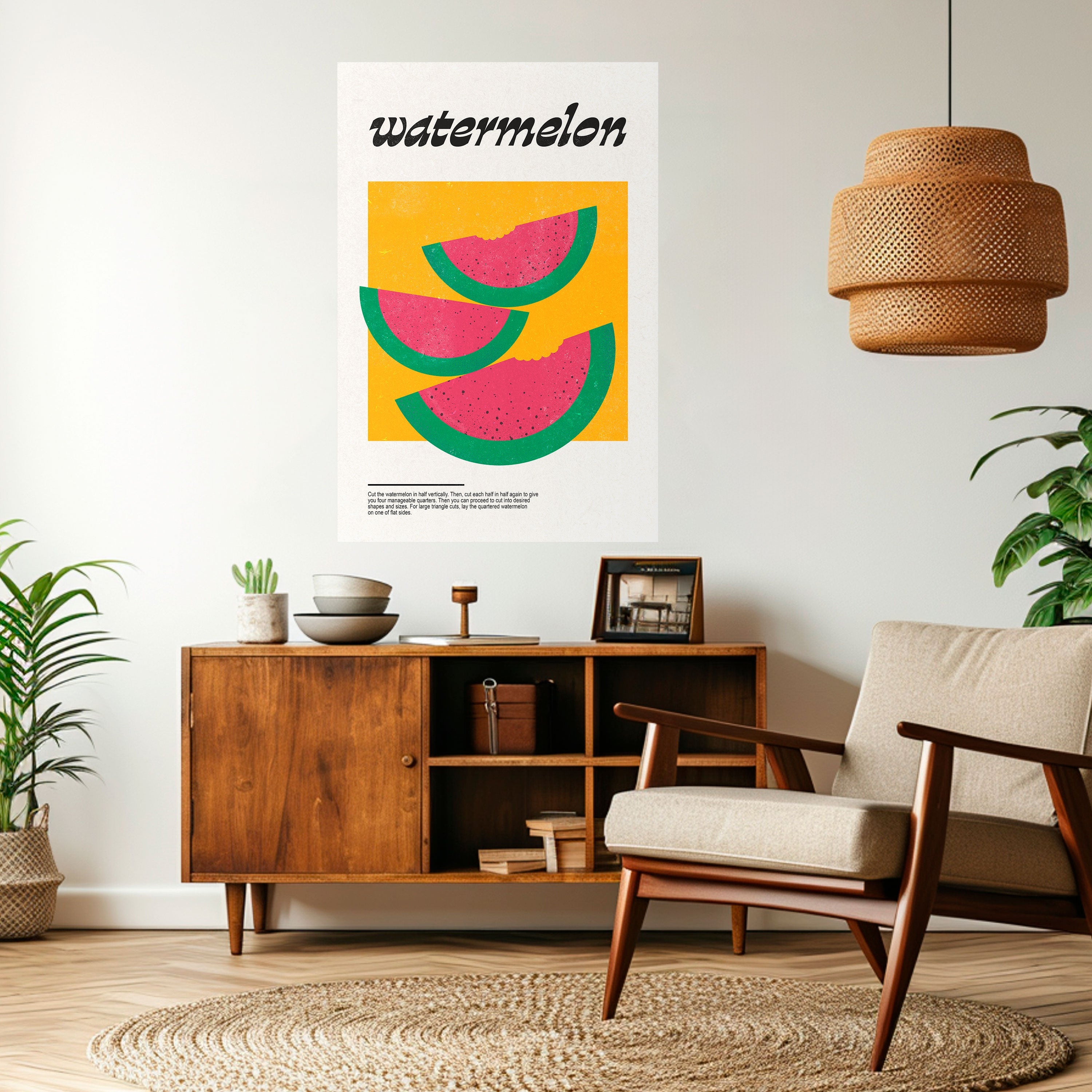 Affiche verticale autocollante « Watermelon Fantasy »