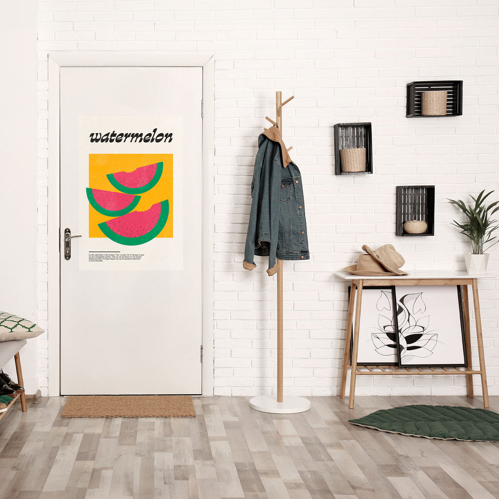 WATERMELON WHIMSY Peel and Stick Vertical Poster