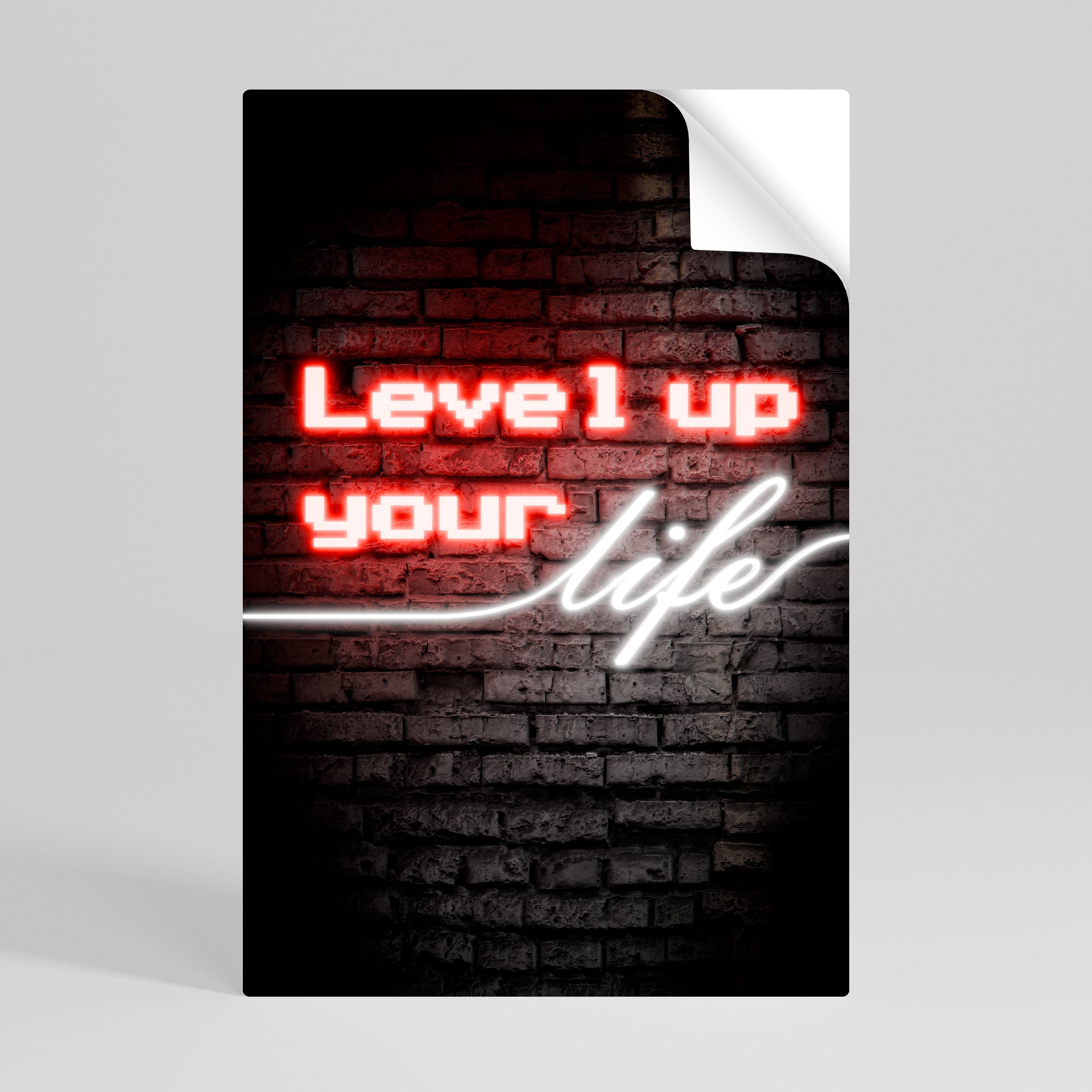 Affiche verticale autocollante ALLUMEZ VOS ASPIRATIONS