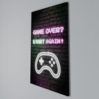 RESPAWN YOUR ADVENTURE Vertical Canvas Print