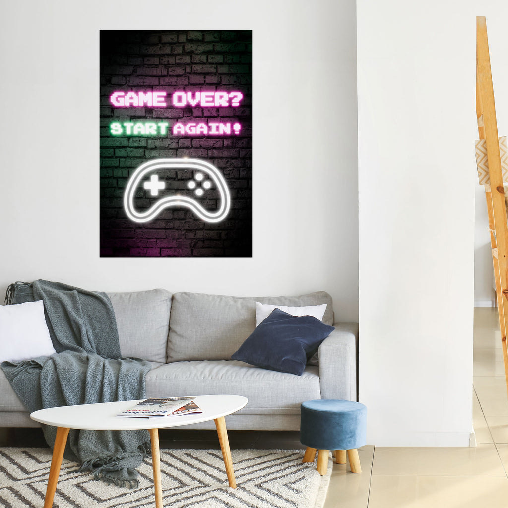 Affiche verticale autocollante « RESPAWN YOUR ADVENTURE »