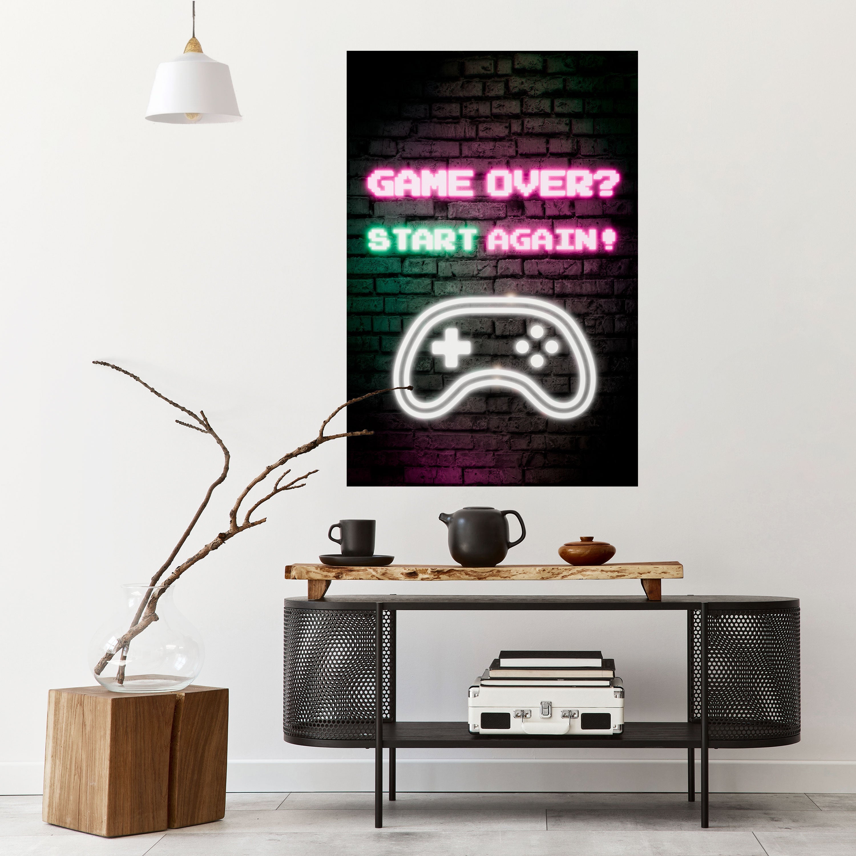 Affiche verticale autocollante « RESPAWN YOUR ADVENTURE »