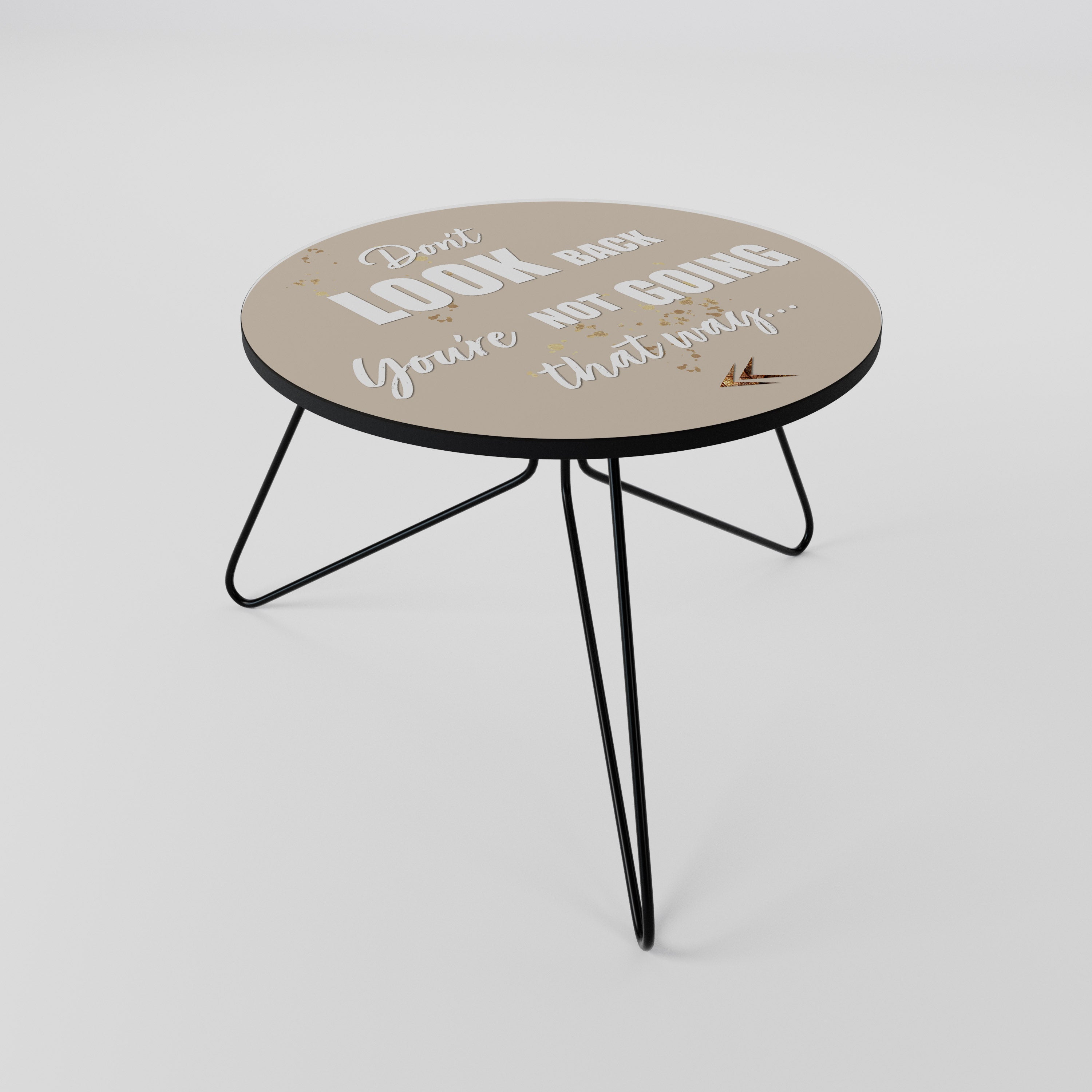 AVANCEZ AVEC COURAGE Table basse 60