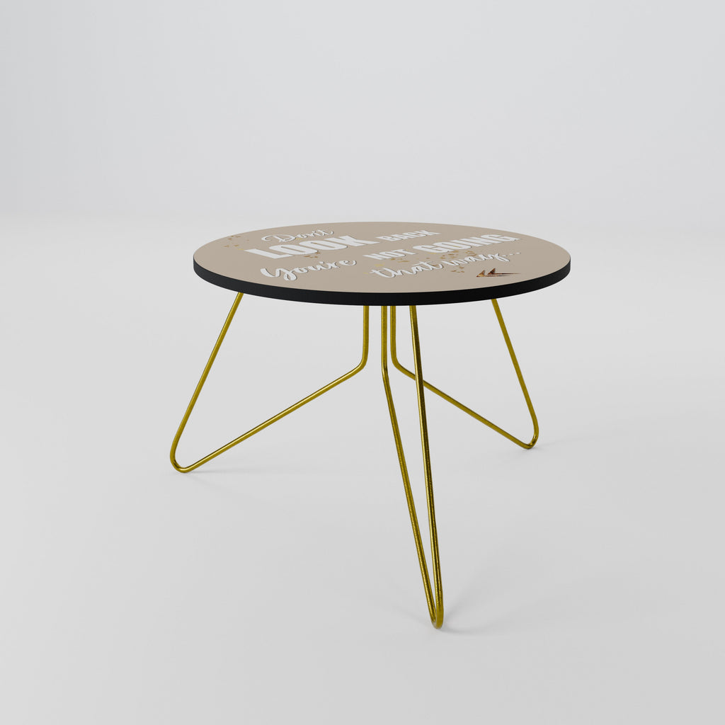 AVANCEZ AVEC COURAGE Table basse 60