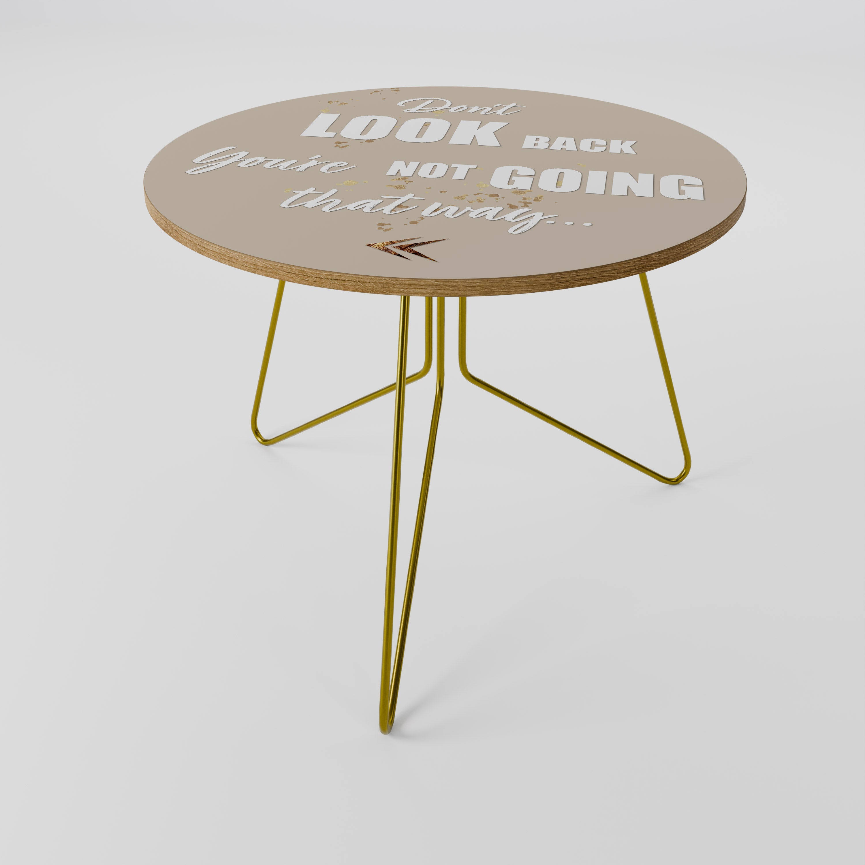 AVANCEZ COURAGEUSEMENT Table basse 69
